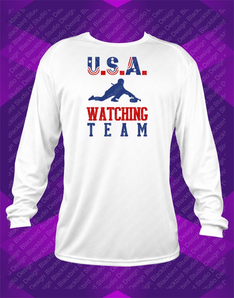 Curling Watching Team T-Shirt