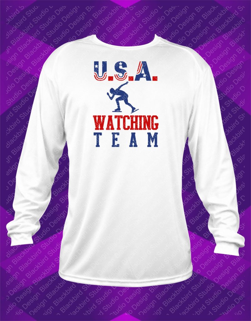 Speed Skating Watching Team T-Shirt